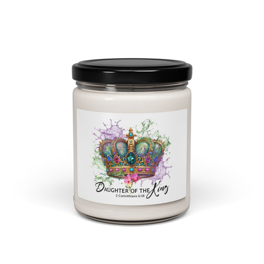 Daughter of the King 9oz Scented Soy Candle | Inspirational Home Fragrance