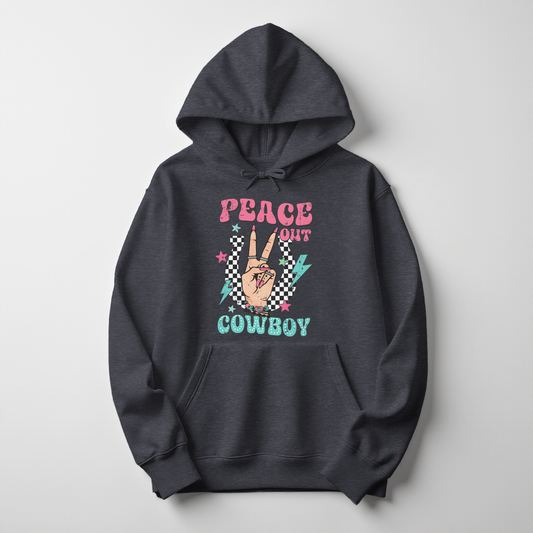 Peace Out Cowboy Hoodie🤠